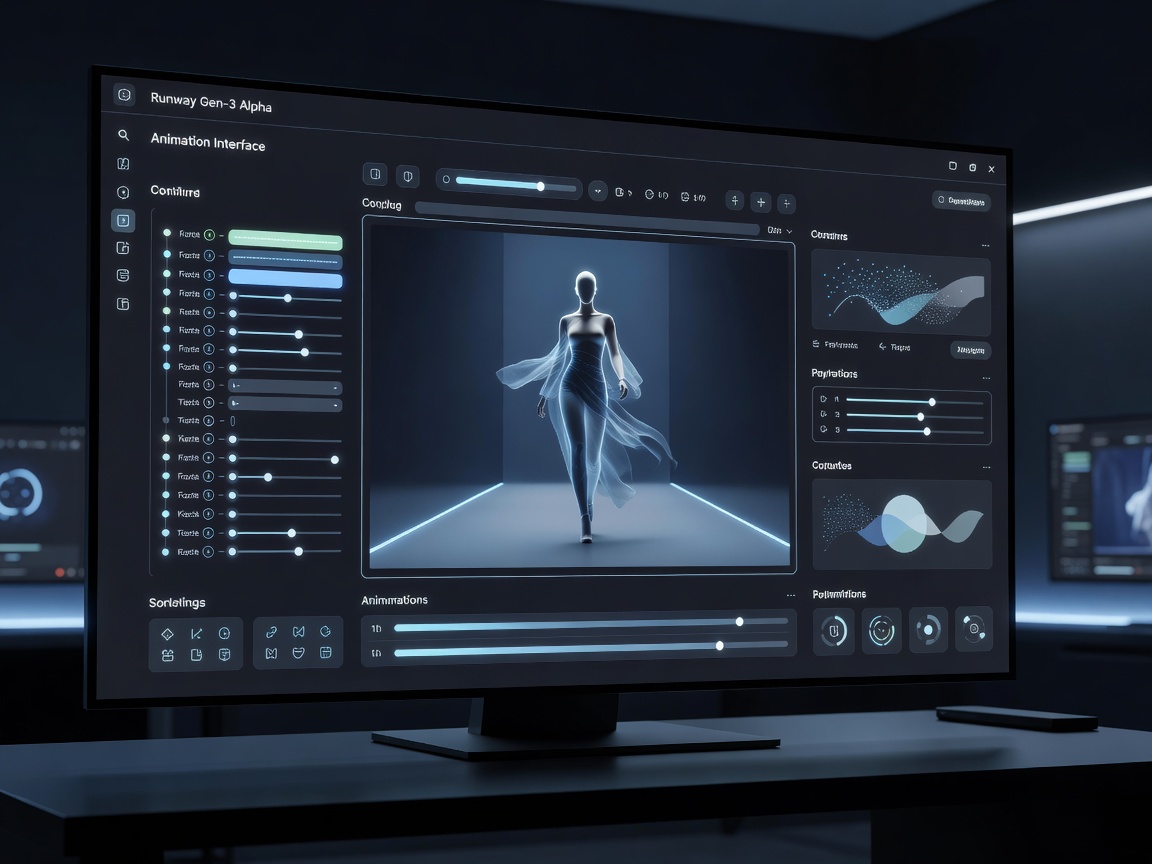 Runway Gen-3 Alpha Animation Interface