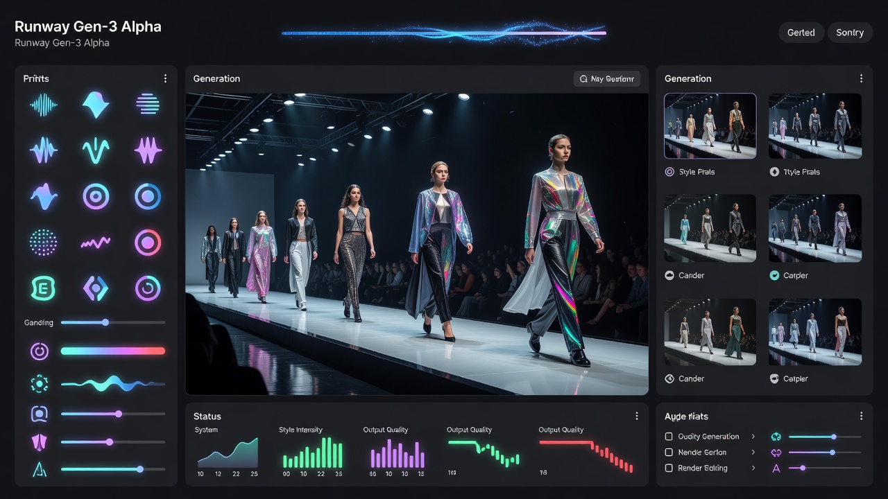 Runway Gen-3 Alpha Detailed UI Render